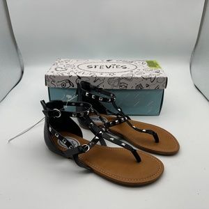 Girls' Stevies #Studzz Pyramid Stud Gladiator